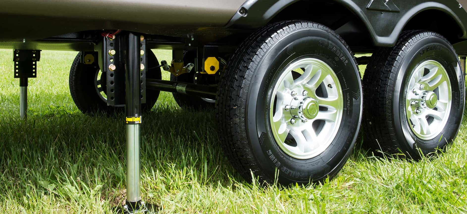 RV parked at Treasure Coast campground in Florida