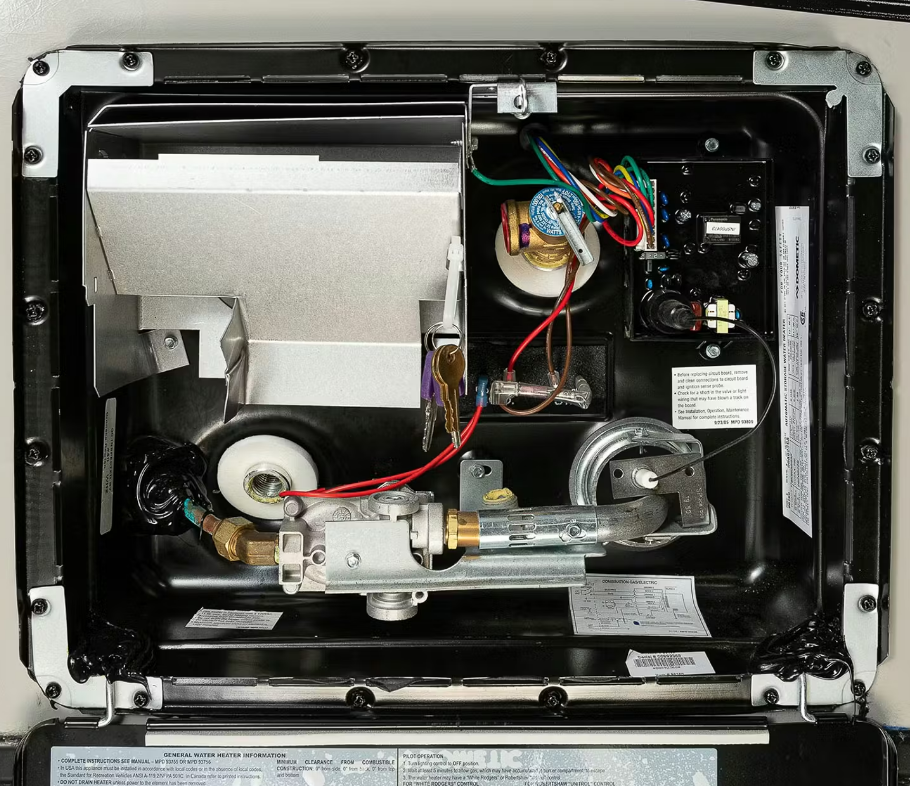 RV Repair Fort Pierce technician servicing RV plumbing system in Fort Pierce, FL